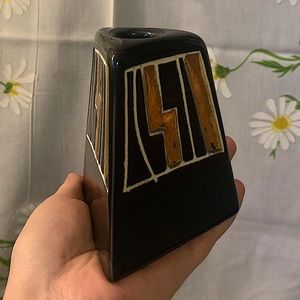 Vintage mid century modern abstract candlestick